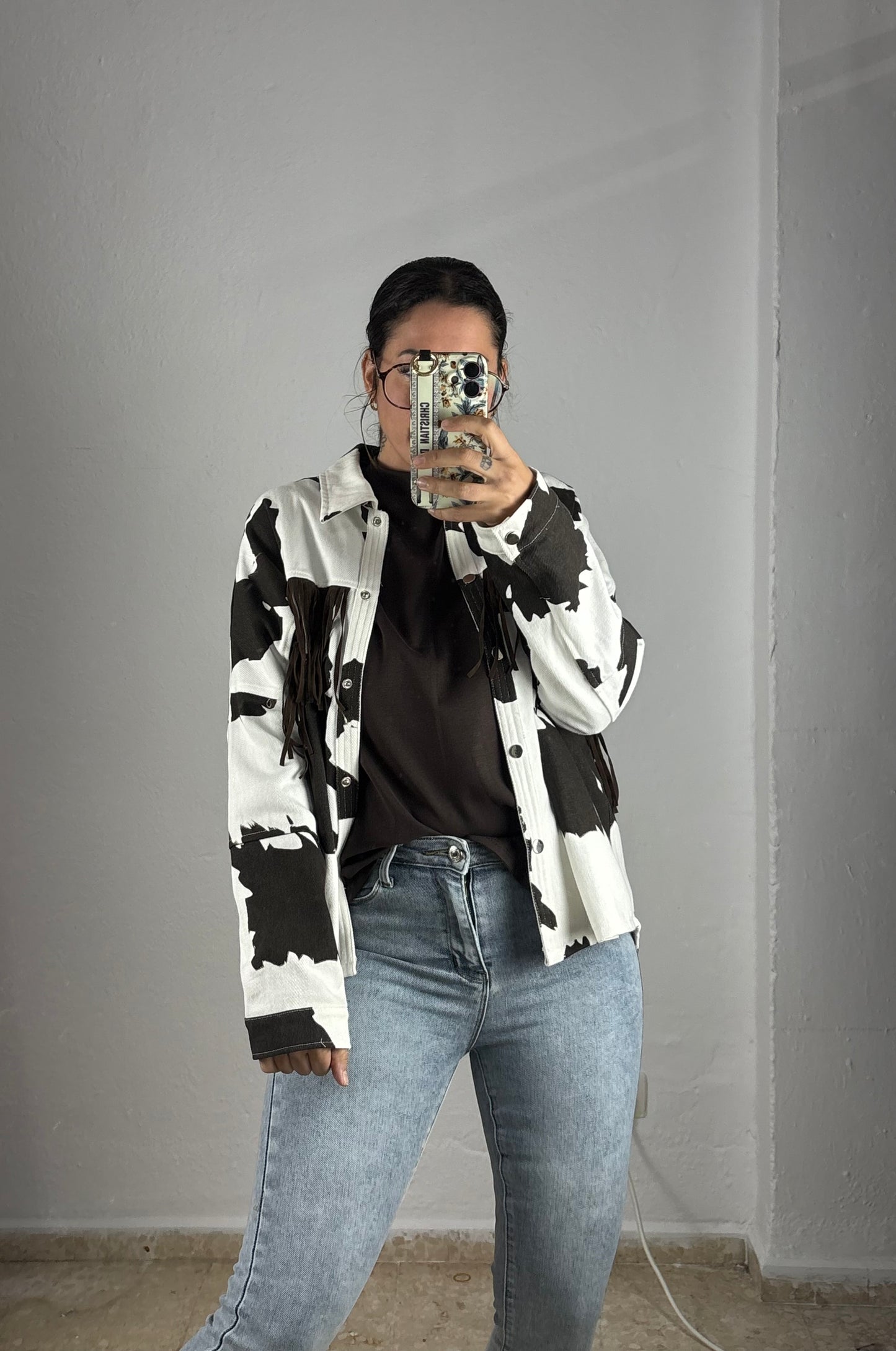 Camiseta basic Zara chocolate