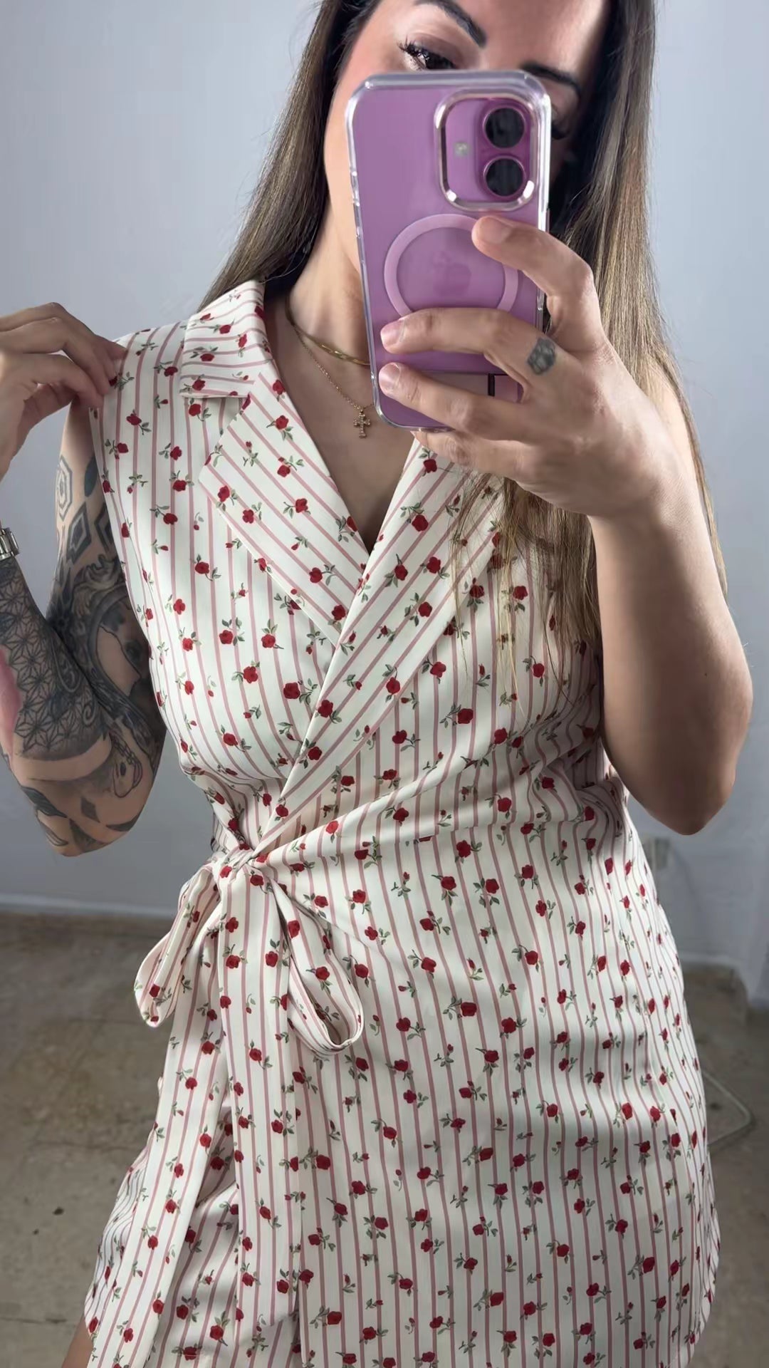 Vestido abril flores