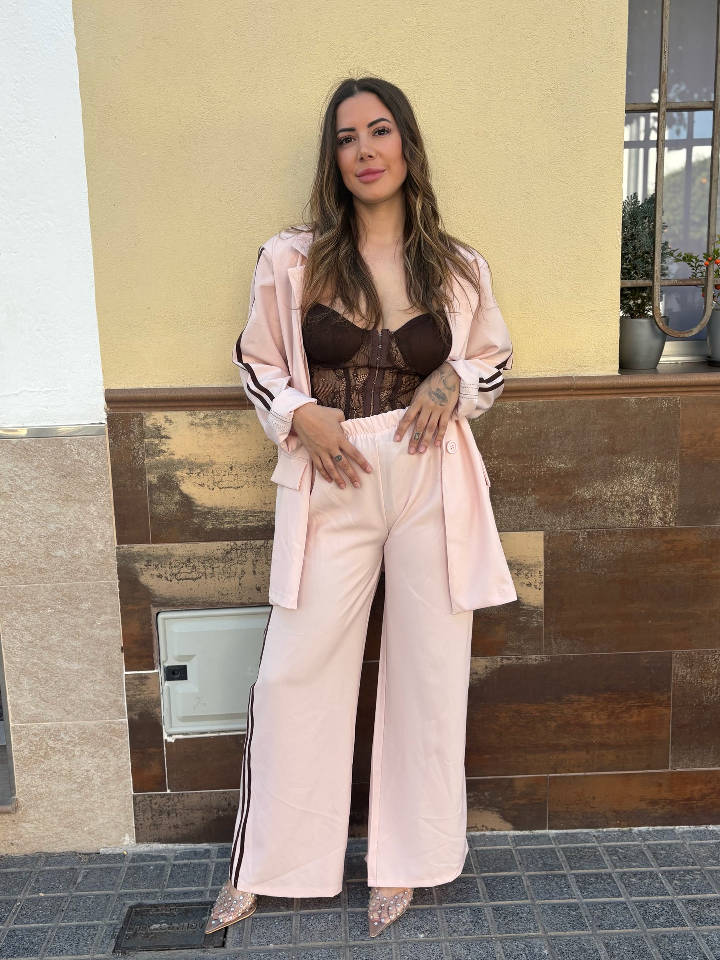 Conjunto sport rosa