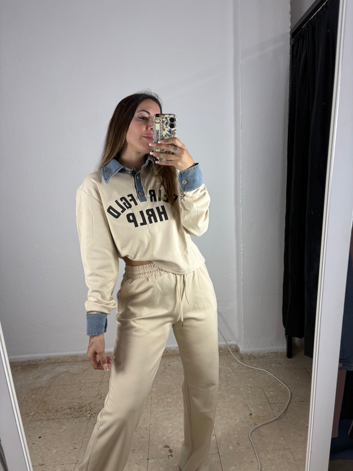 Chandal polero denim calidad superior