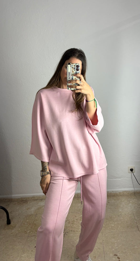 Chandals viral Zara rosa