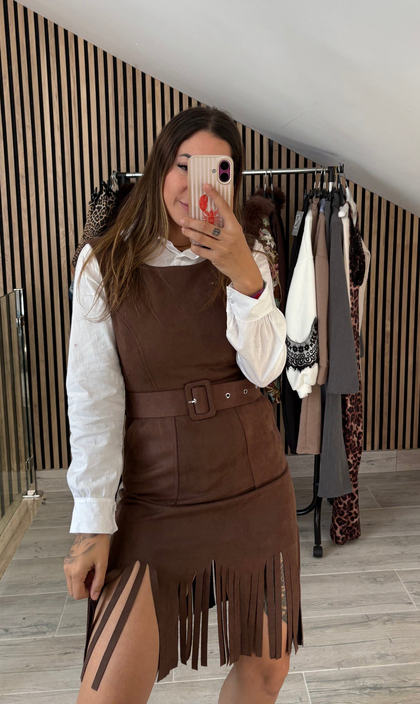 Vestido flecos Antelina