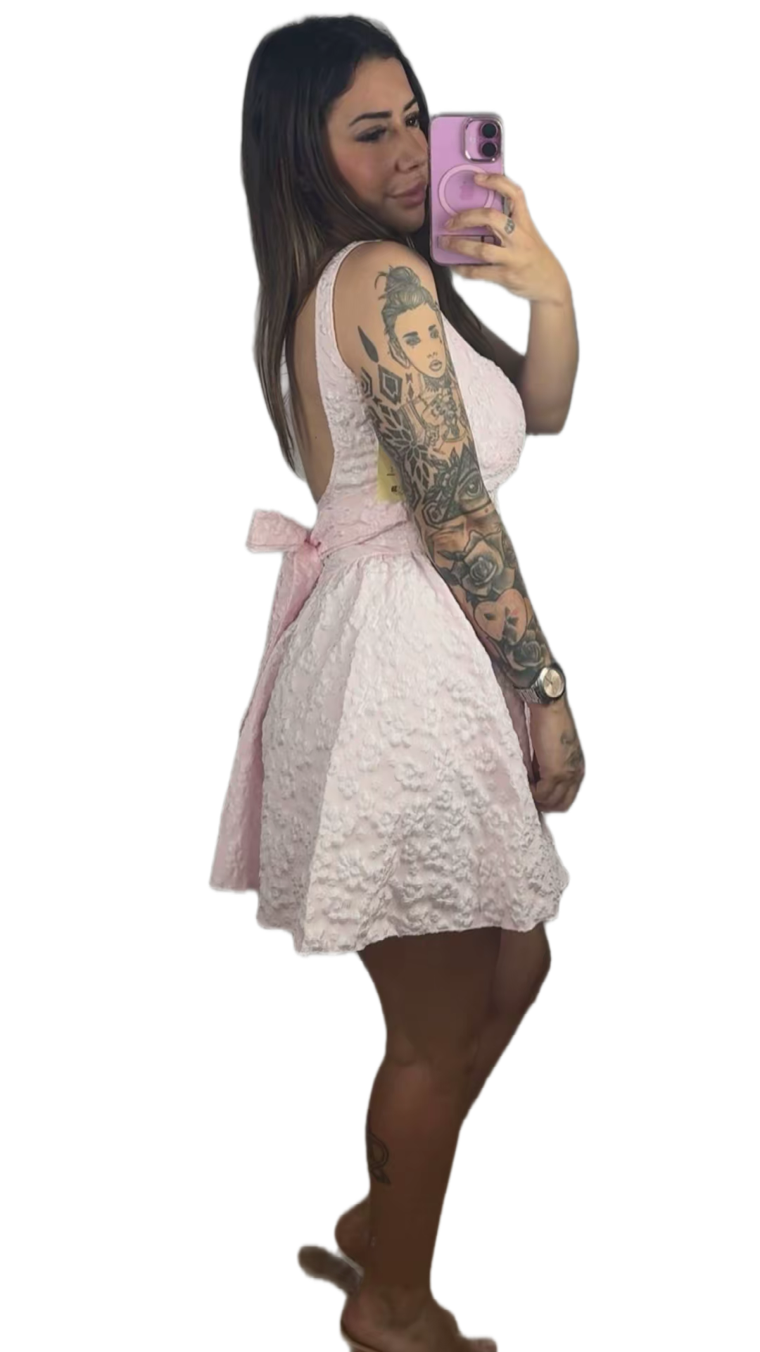Vestido princess rosa