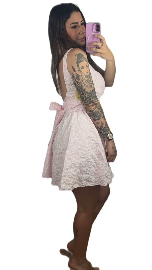 Vestido princess rosa