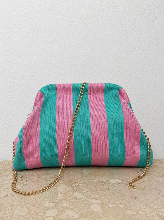 Clutch agua/ Rosa