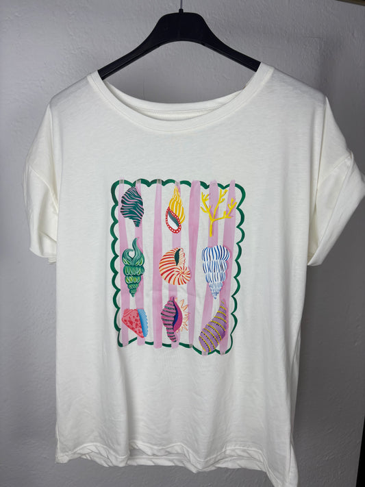 Camiseta conchas