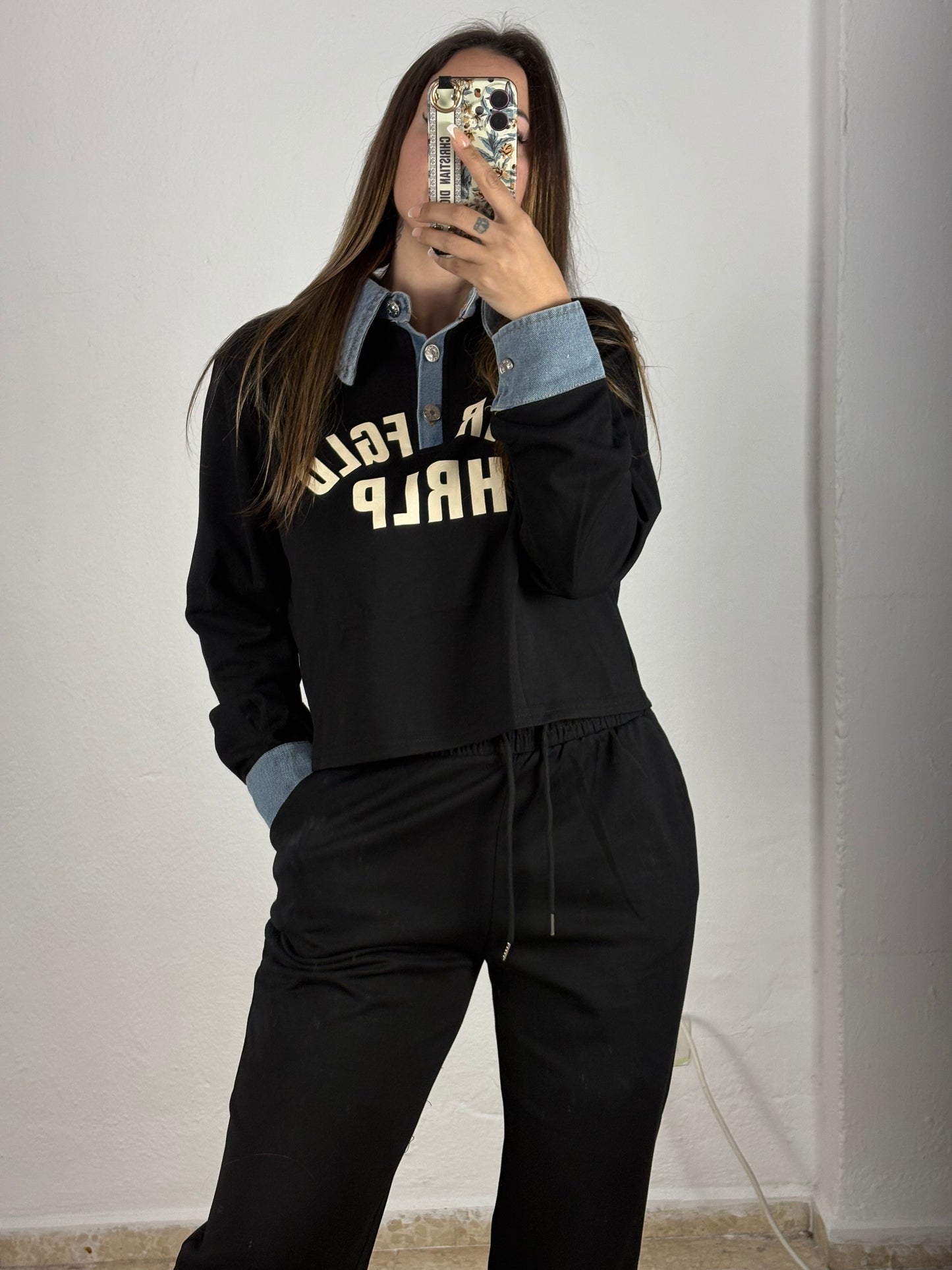 Chandals polero denim calidad superior