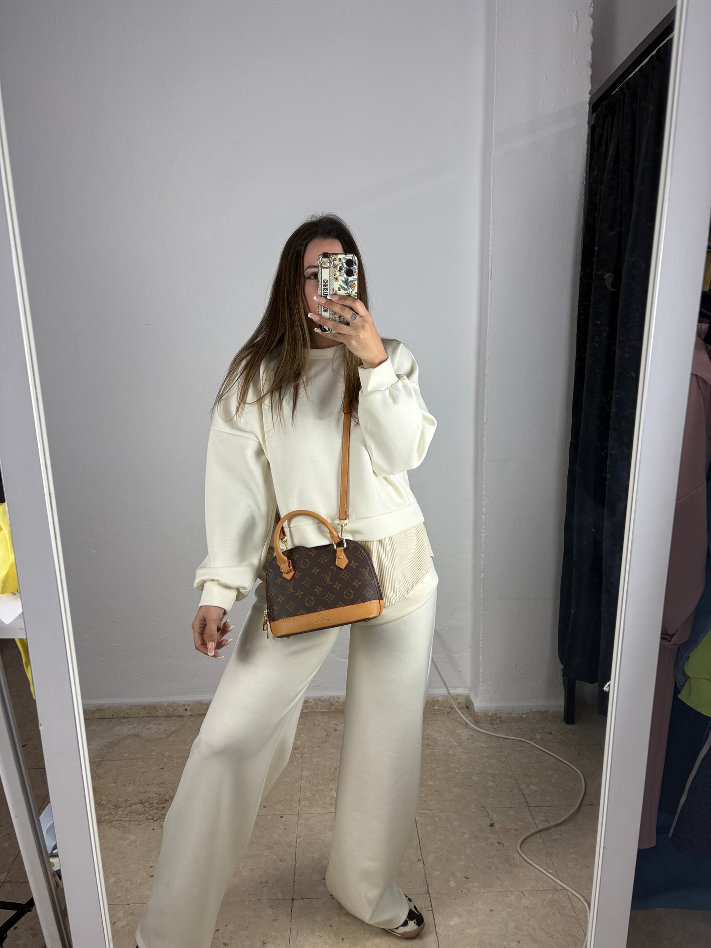 Chandal camisero beige