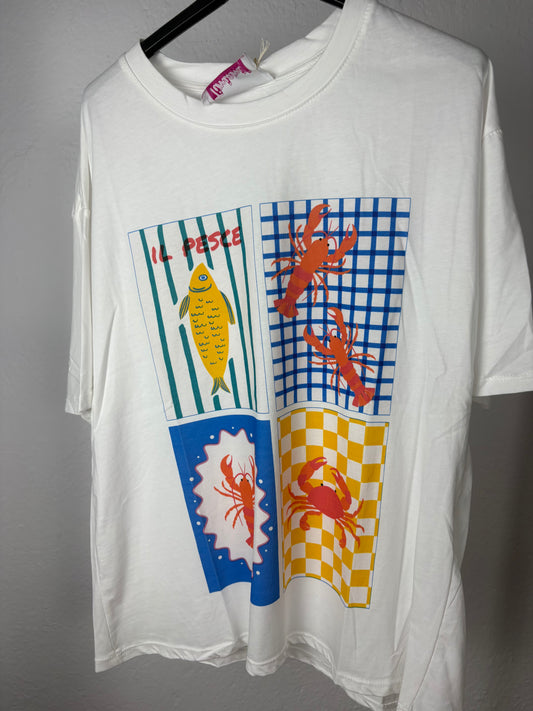Camiseta mariscos