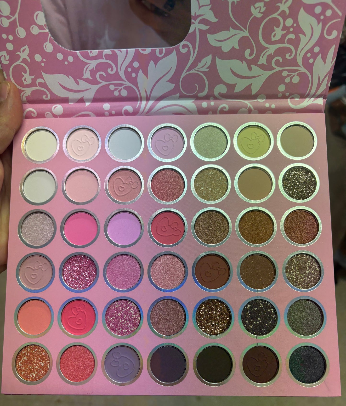 Paleta sombras yara Rosa