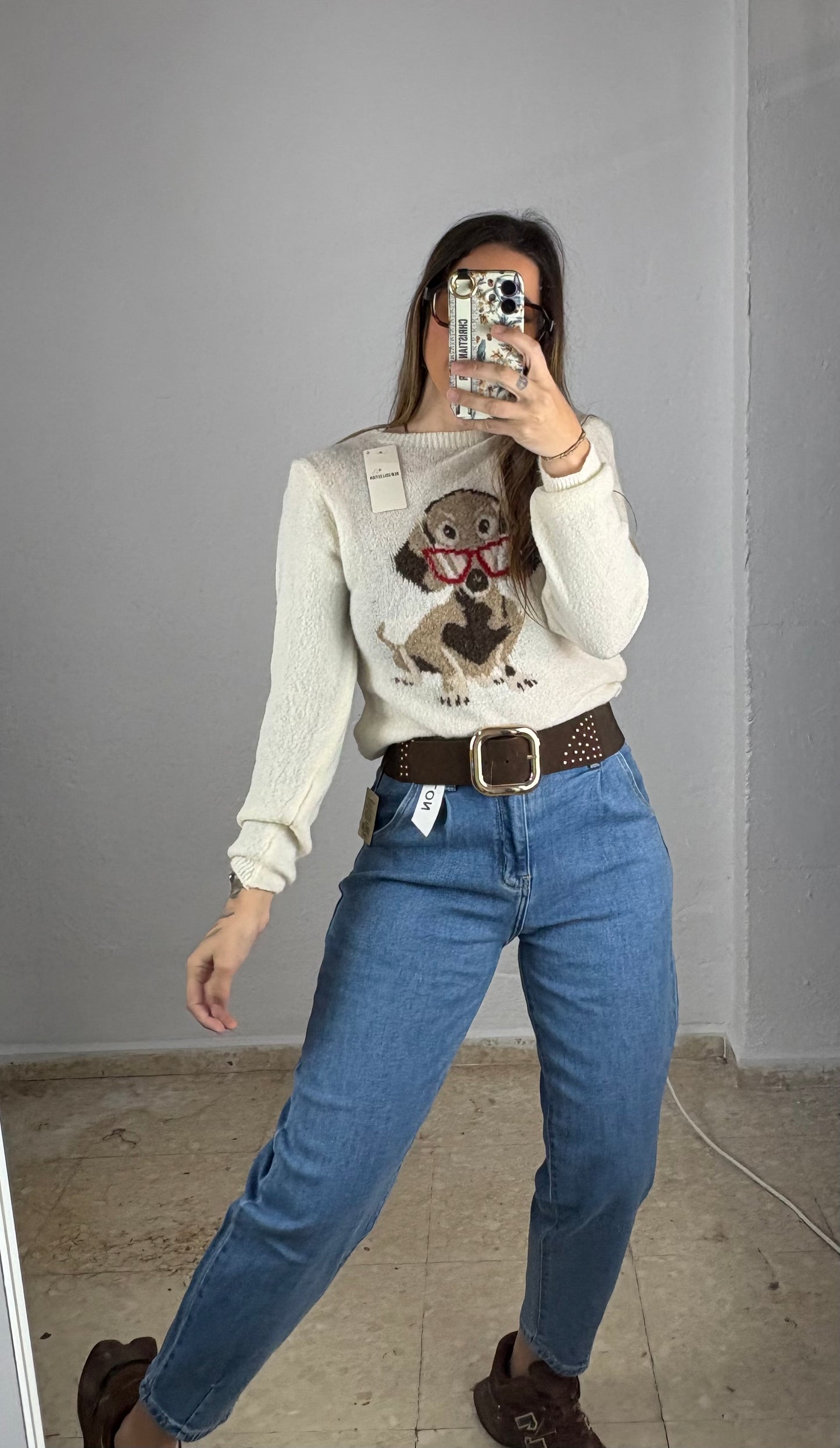 Pant vaquero pinzas