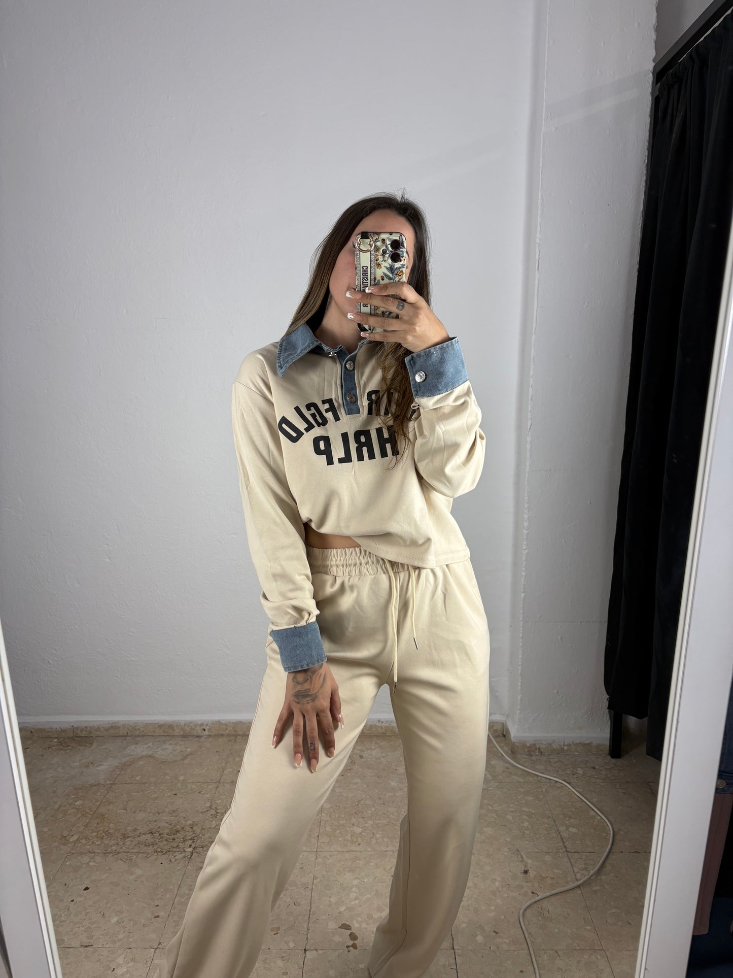 Chandal polero denim calidad superior