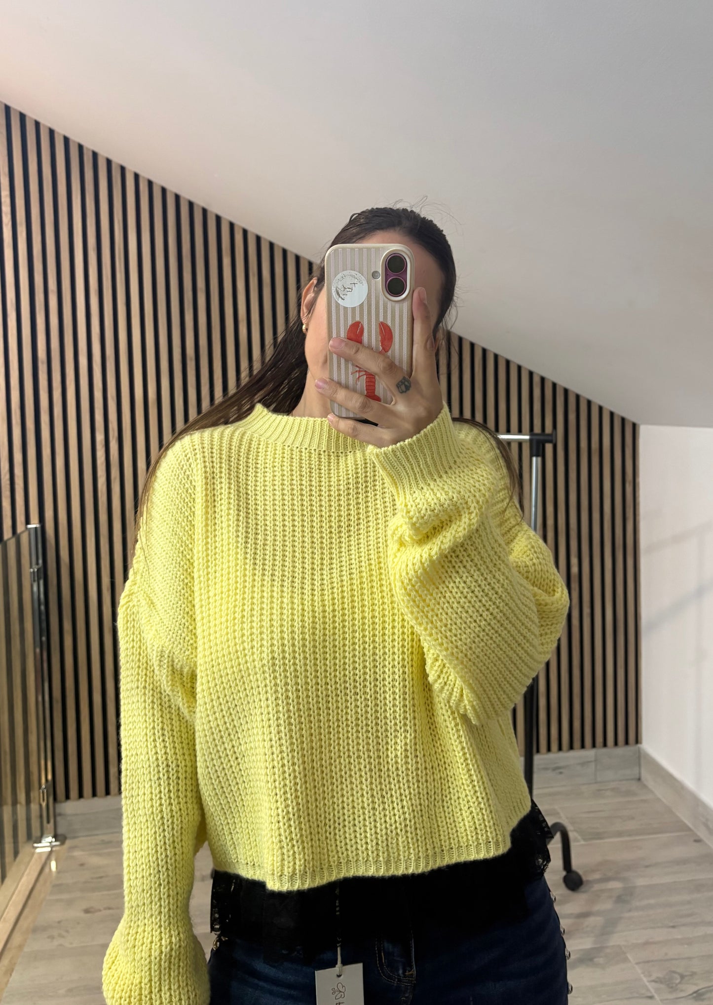 Jersey de hilo encaje