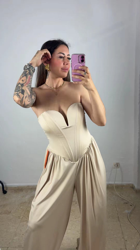 Mono sirena beige