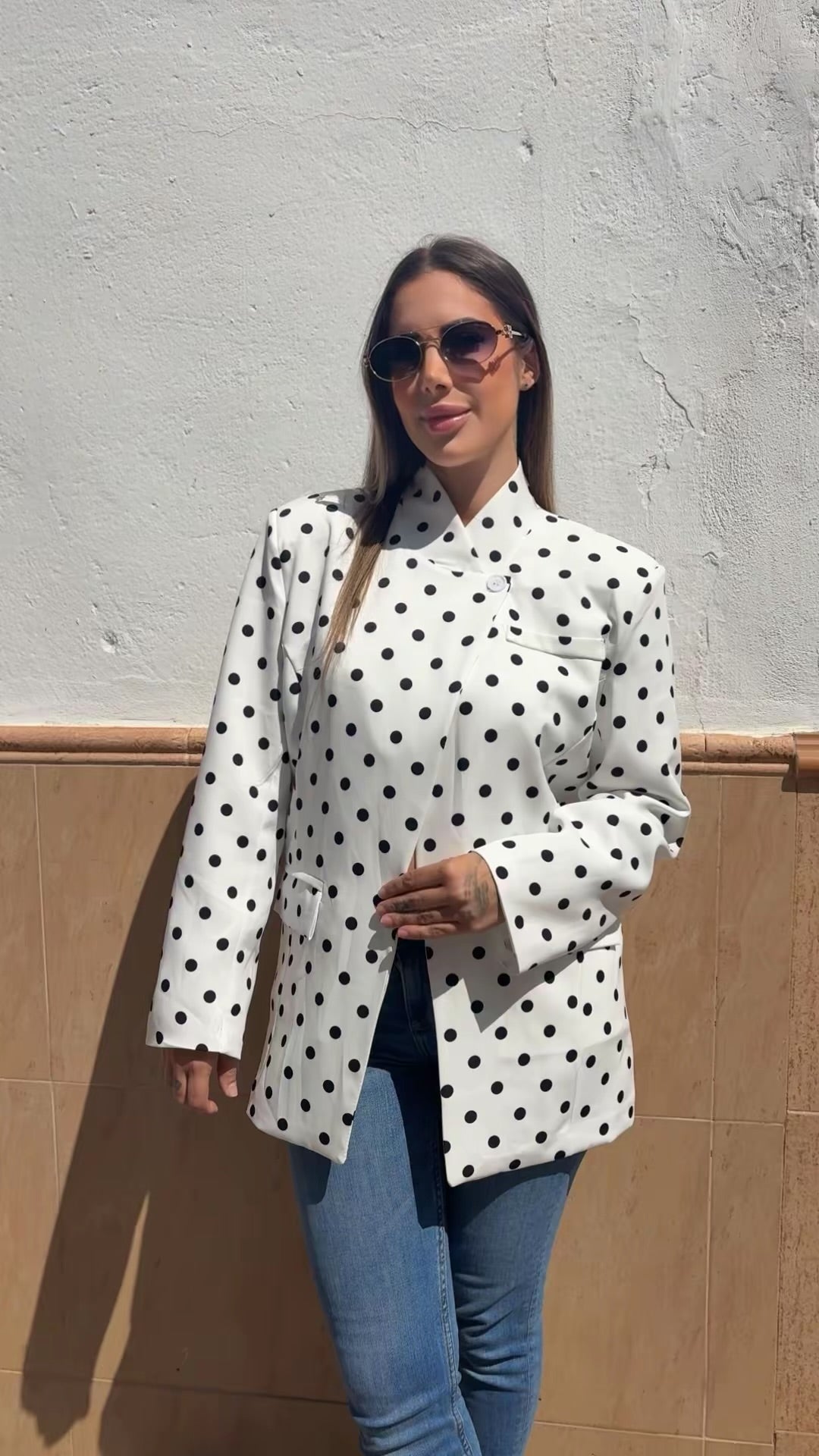 Blazer milana topo negro