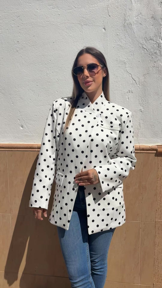 Blazer milana topo negro