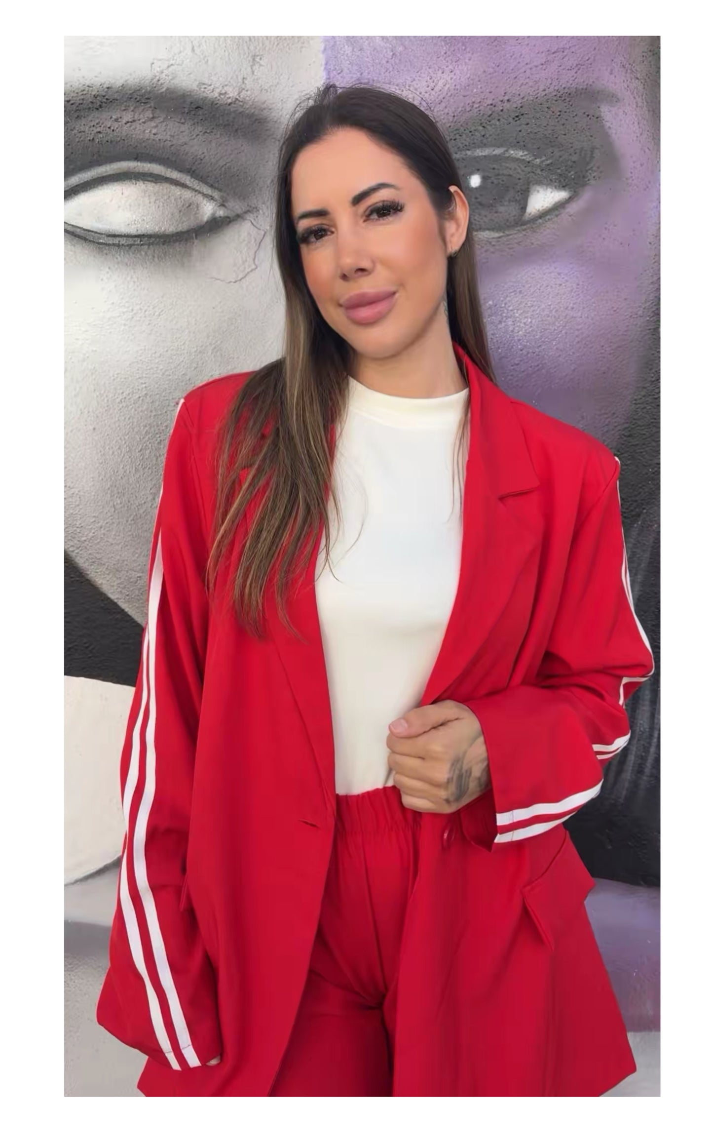 Conjunto traje sport Bianca rojo