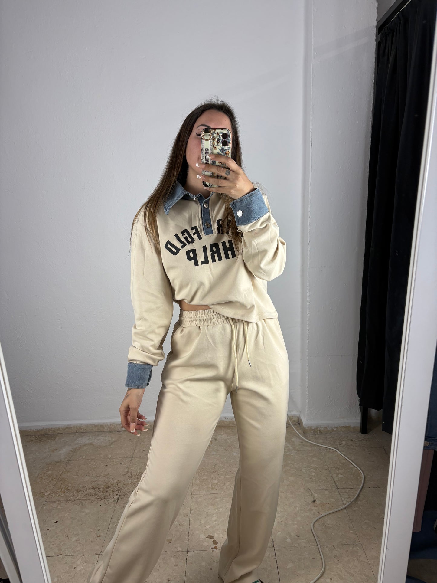 Chandal polero denim calidad superior