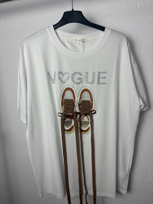 Camiseta Vogue blanca