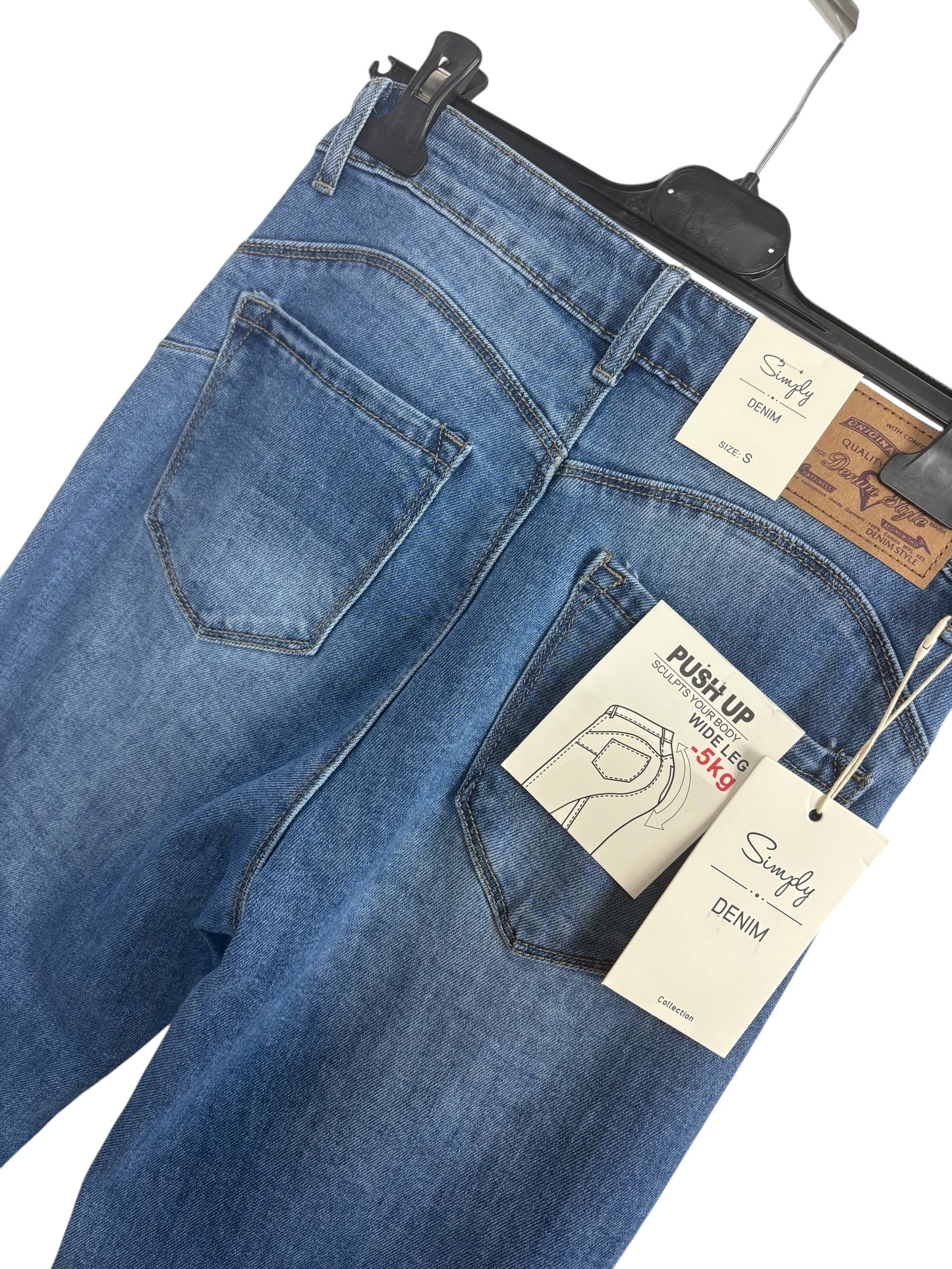 Vaquero denim corazones