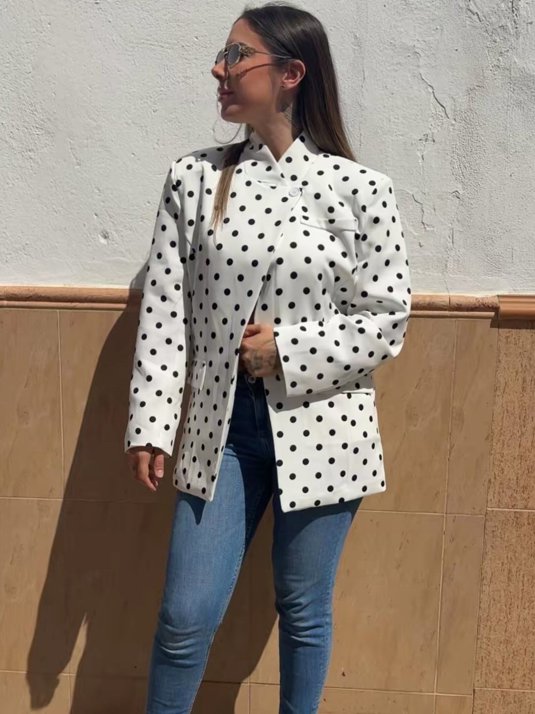 Blazer milana topo negro