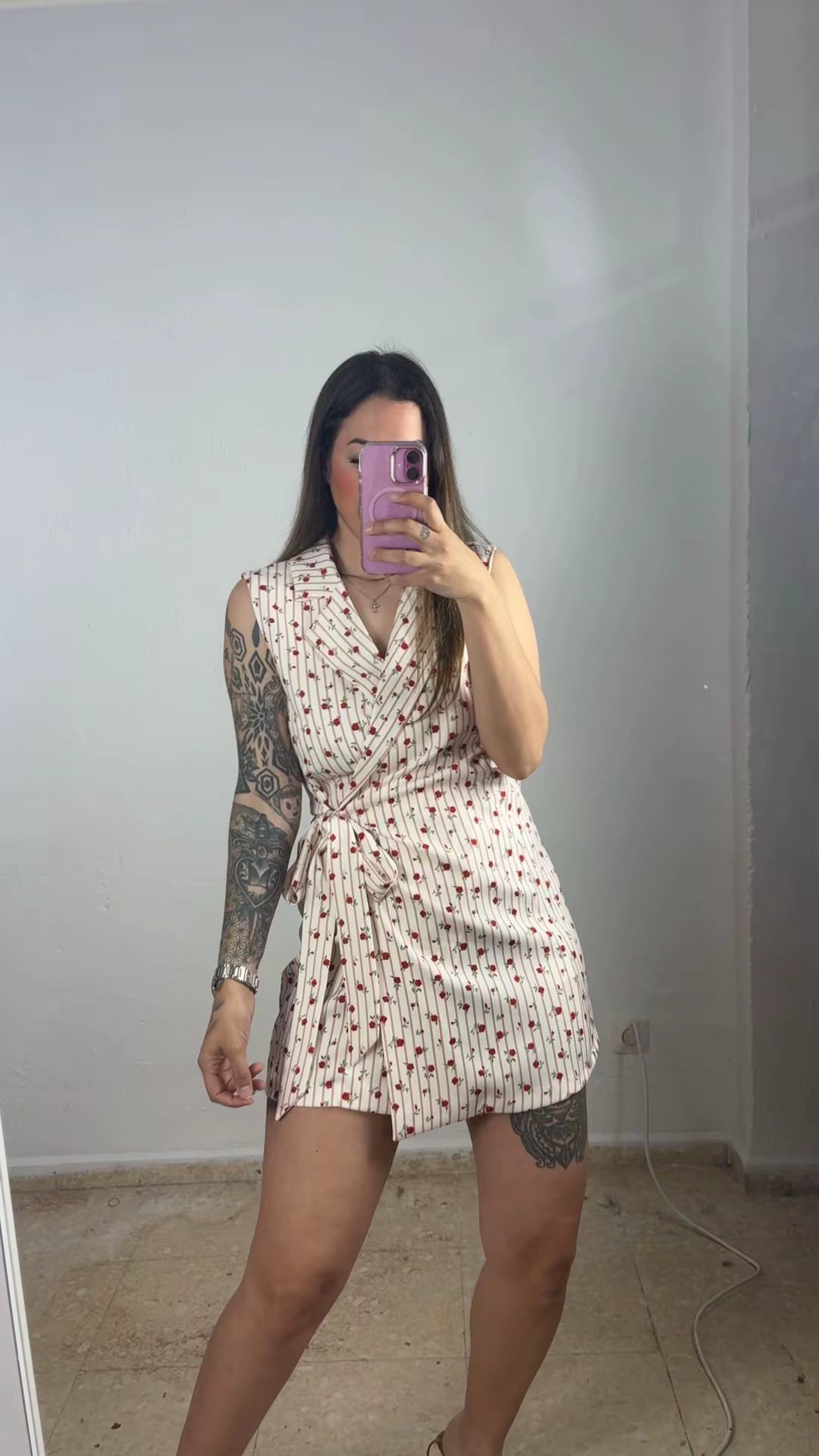 Vestido abril flores