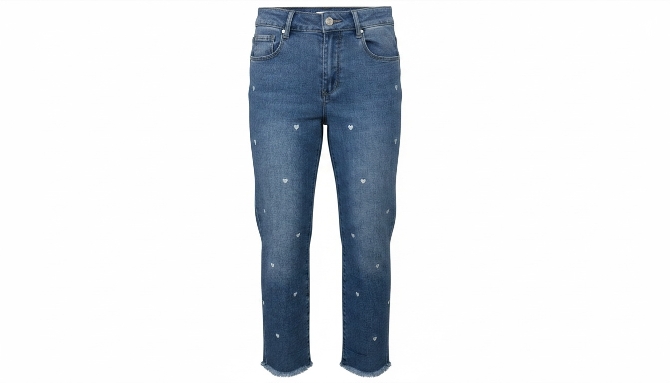 Vaquero denim corazones