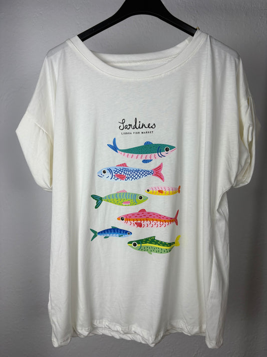 Camiseta sardinas