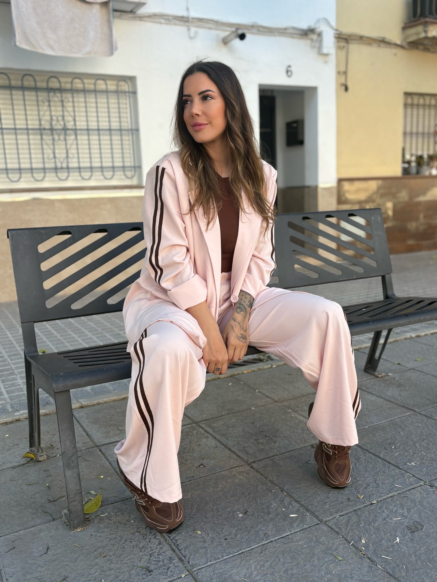 Conjunto sport rosa