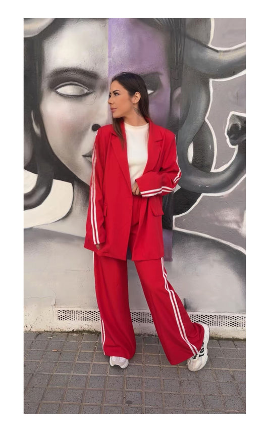 Conjunto traje sport Bianca rojo