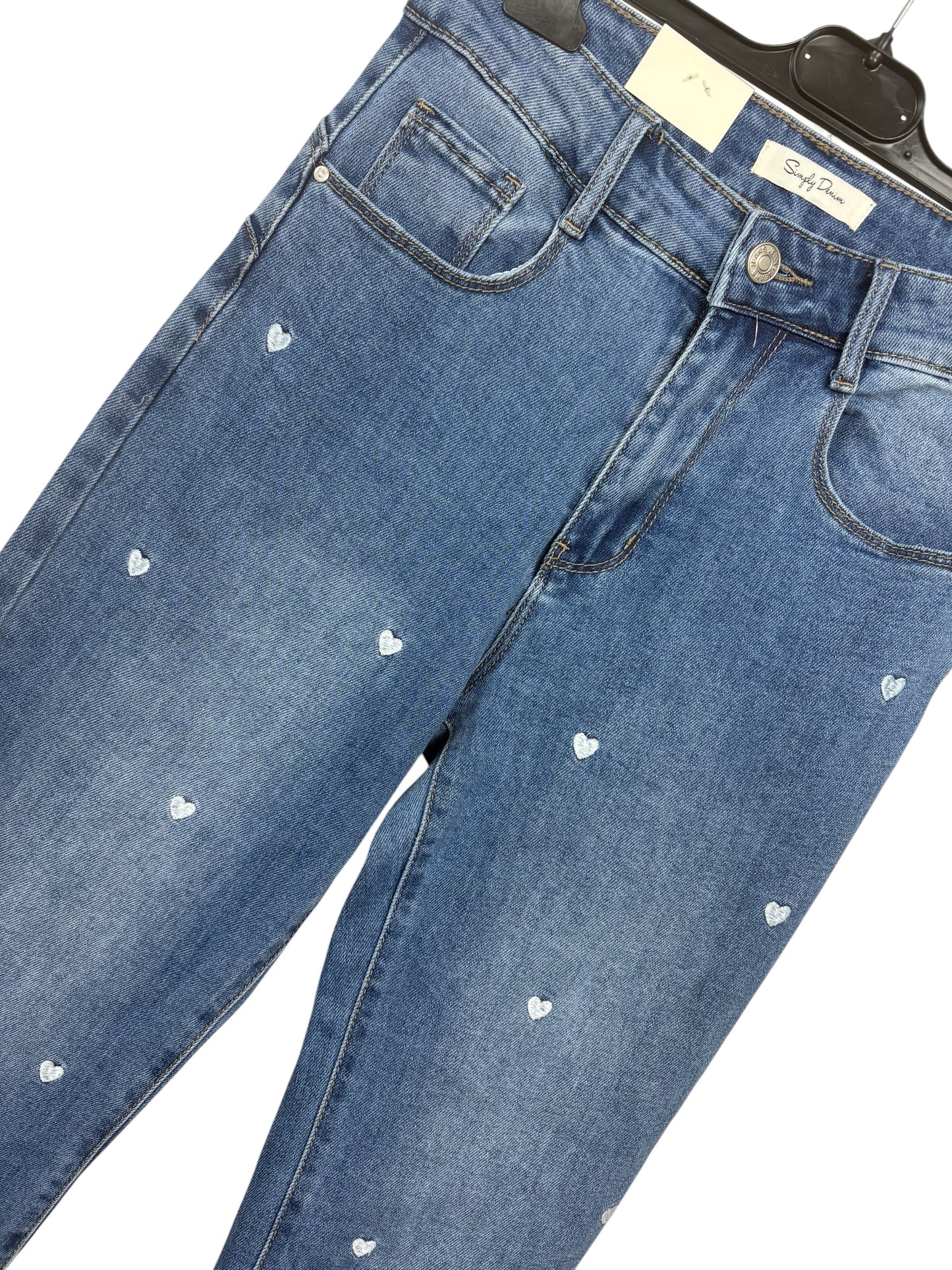 Vaquero denim corazones