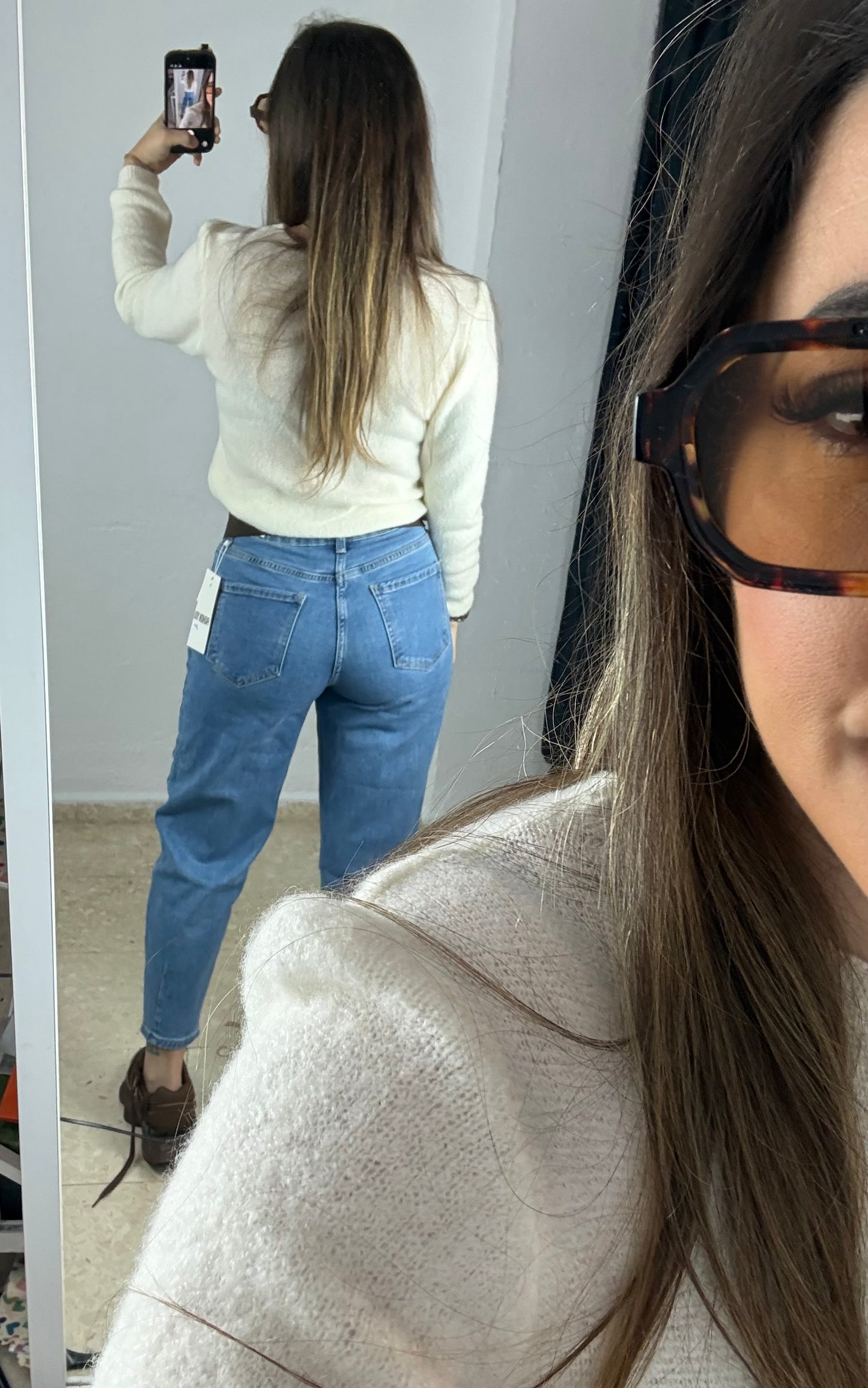 Pant vaquero pinzas