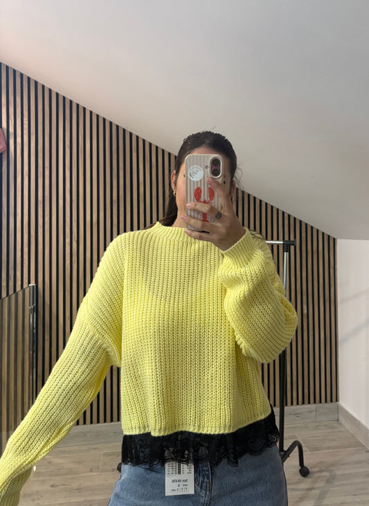 Jersey de hilo encaje